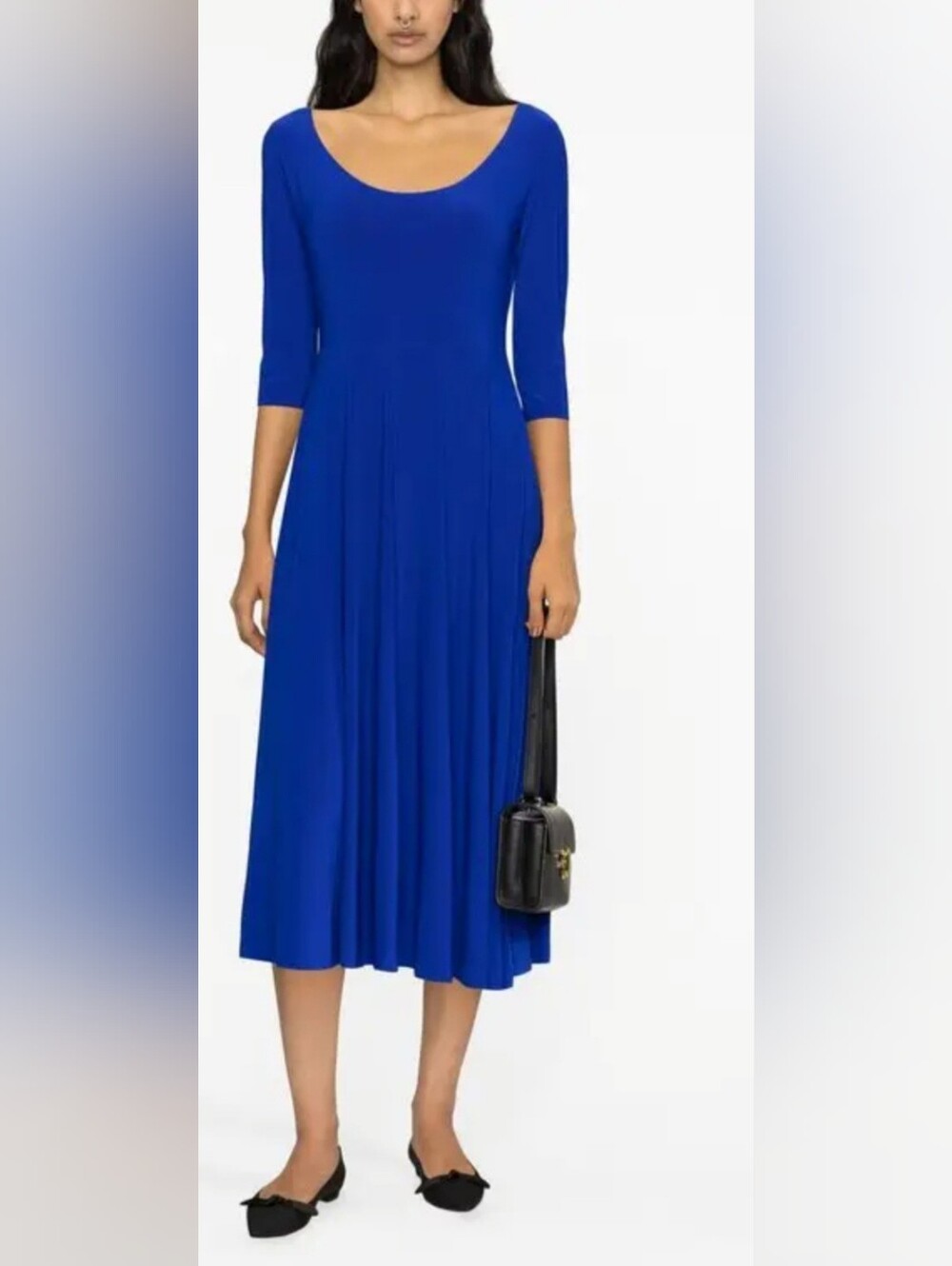 Norma Kamali Dress, NEW!Size M, Cobalt Blue, Scoop, Stretch, Style #47454